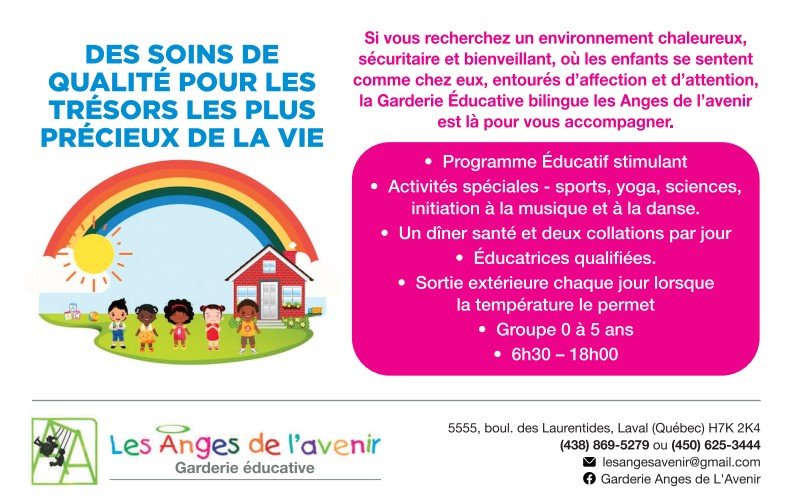Informations garderie